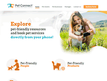 Tablet Screenshot of petconnectapp.com